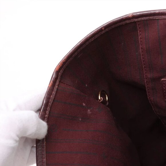 Louis Vuitton Monogram Idylle Neverfull MM Bordeaux - Picture 12 of 16